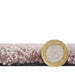 Think Rugs cove rose Pink Living Room Shaggy Rug.