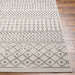 Surya elz rosemary 2369 grey Grey Living Room Geometric Rug.