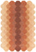 Asiatic hive teal rust Brown, Cream Living Room Natural Fibre Rug.
