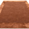 Asiatic ascot rust Orange Living Room Wool Rug.