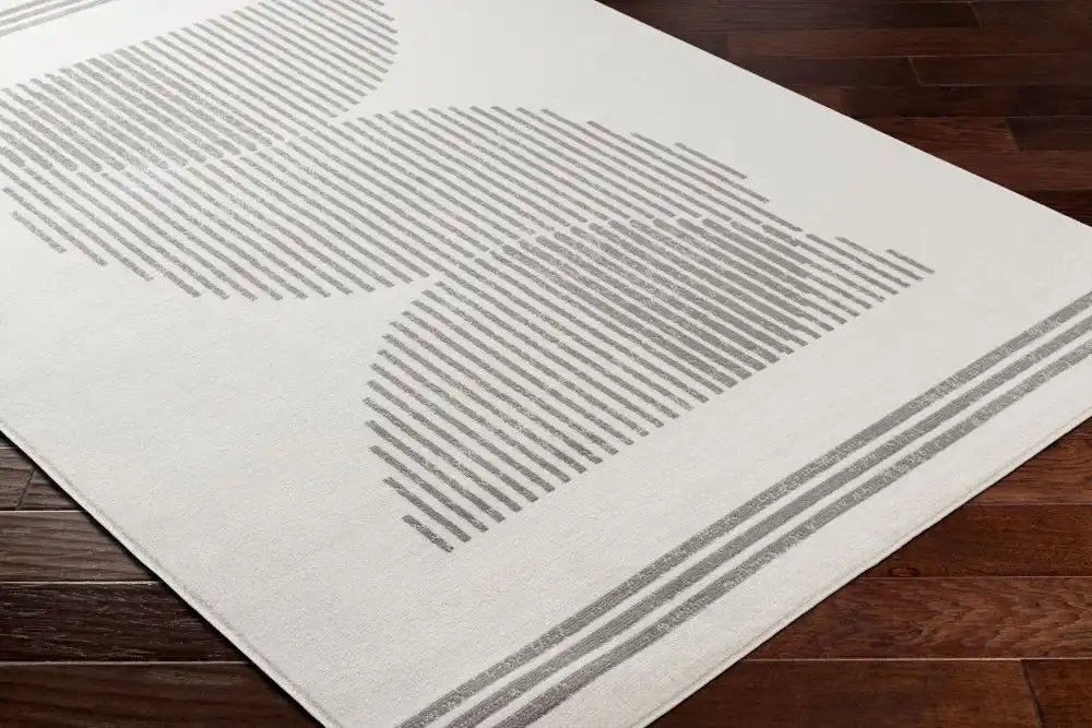 Surya pss sadie 2363 grey Cream Living Room  Rug.