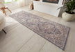 Hanse Home terrain sand cream blue Blue, Cream Living Room Moroccan Rug.