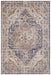 Hanse Home terrain sand cream blue Blue, Cream Living Room Moroccan Rug.