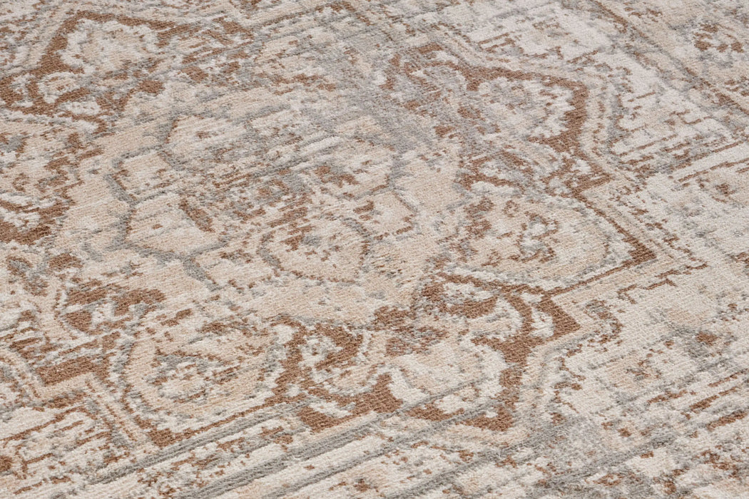 Hanse Home terrain sand cream brown Brown, Cream Living Room Moroccan Rug.