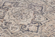 Hanse Home terrain sand cream grey Grey, Cream Living Room Moroccan Rug.