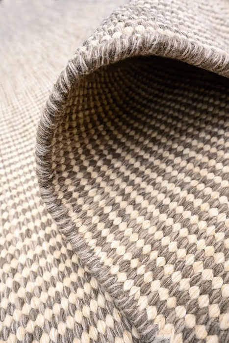 Woven Edge wanderlust sea island Beige Living Room  Rug.