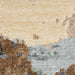 Nourison silk shadows sha23 beige blue Blue, Beige Living Room  Rug.