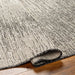 Surya rvl shelby 2302 grey Grey Living Room Flat Weave Rug.