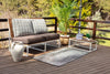 Surya rvl shelby 2302 grey Grey Living Room Flat Weave Rug.