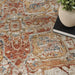 Nourison sahar shr06 ivory rust Ivory, Orange Living Room Moroccan Rug.
