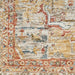 Nourison sahar shr06 ivory rust Ivory, Orange Living Room Moroccan Rug.