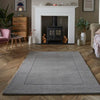 Esselle mayfair esme silver Grey Living Room Wool Rug.
