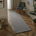 Esselle mayfair esme silver Grey Living Room Wool Rug.