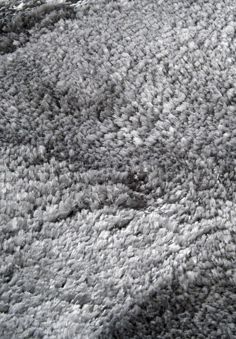 Elle Decoration elle cosy silver Grey Living Room Shaggy Rug.
