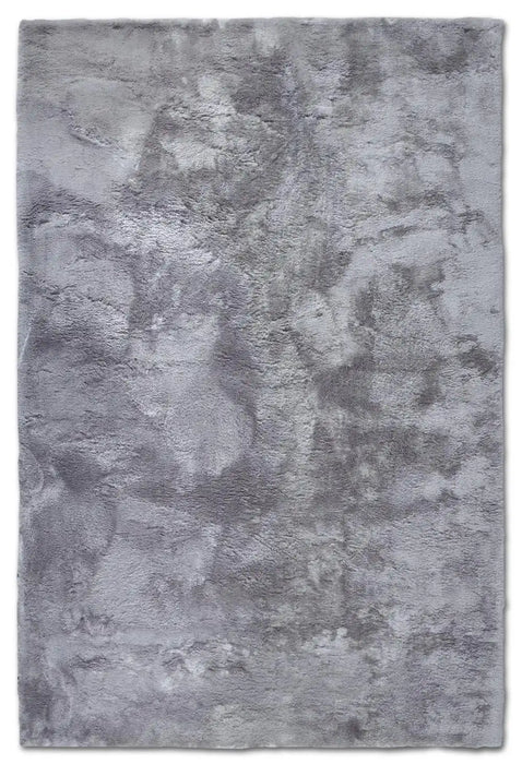Elle Decoration elle cosy silver Grey Living Room Shaggy Rug.