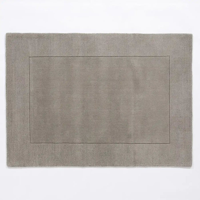 Esselle mayfair esme silver Grey Living Room Wool Rug.