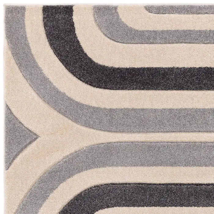 Asiatic sketch sk17 contour grey Grey Living Room  Rug.