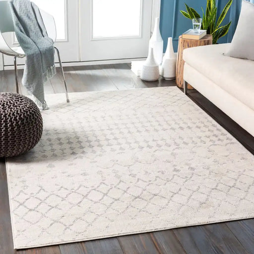 Surya rom sofia 2343 white Ivory Living Room  Rug.