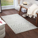 Surya rom sofia 2343 white Ivory Living Room  Rug.