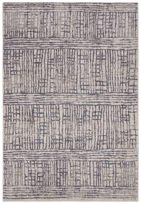 Hanse Home terrain sole cream grey Grey, Cream Living Room Moroccan Rug.