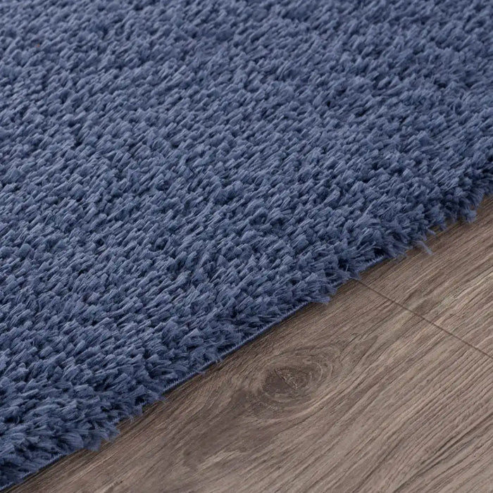Surya mog soso 2303 blue Blue Living Room Shaggy Rug.