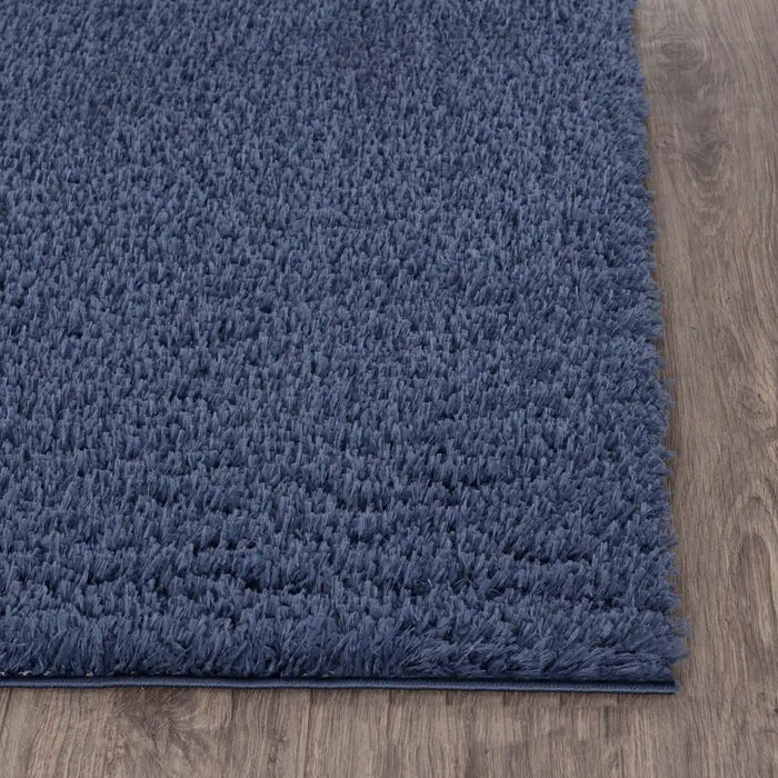 Surya mog soso 2303 blue Blue Living Room Shaggy Rug.