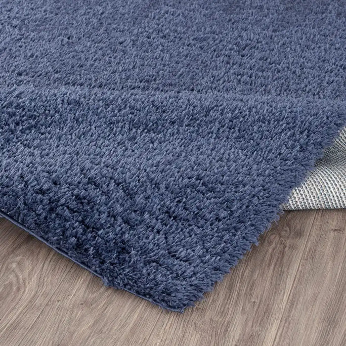 Surya mog soso 2303 blue Blue Living Room Shaggy Rug.