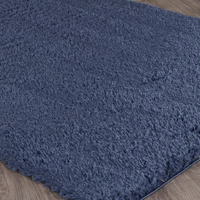 Surya mog soso 2303 blue Blue Living Room Shaggy Rug.