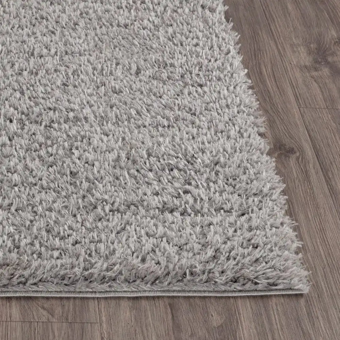 Surya mog soso 2304 grey Grey Living Room Shaggy Rug.