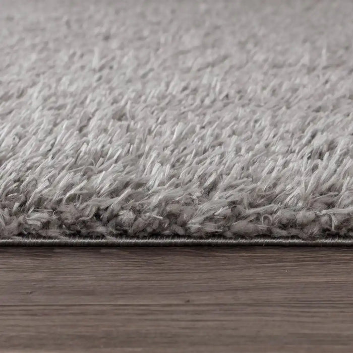 Surya mog soso 2304 grey Grey Living Room Shaggy Rug.