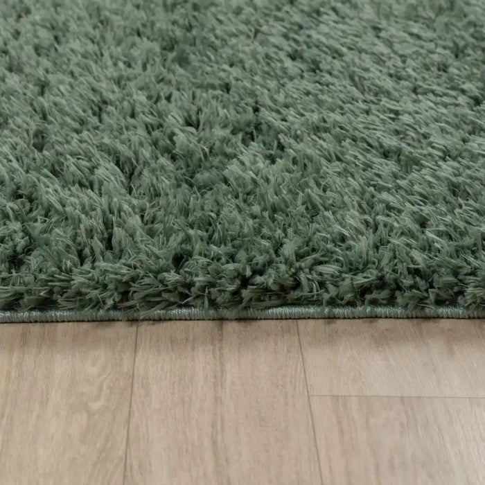 Surya mog soso 2306 green Green Living Room Shaggy Rug.