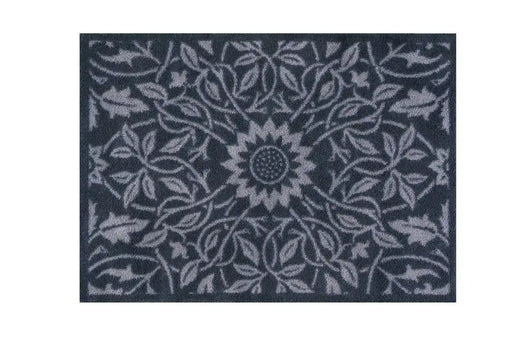 Turtle Mat morris and co st james ceiling grey Blue, Grey Outdoor  Washable Rug.
