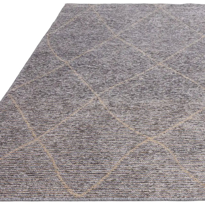 Asiatic mulberry steel Grey Living Room  Rug.