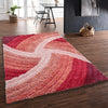 Rug Style 3d ultimate shaggy stella blush Pink Living Room Geometric Rug.