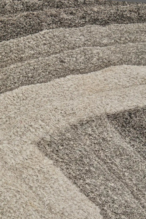 Rug Style 3d ultimate shaggy stella grey Grey Living Room Geometric Rug.
