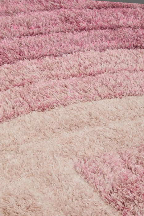 Rug Style 3d ultimate shaggy stella purple Purple Living Room Geometric Rug.