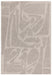 Asiatic loxley stone Grey Living Room Wool Rug.