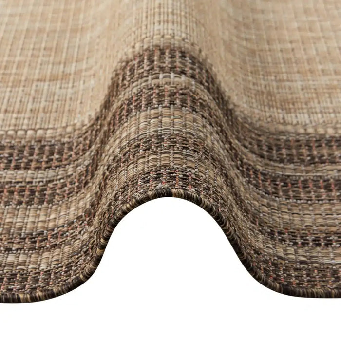 Concept Looms sumac indoor outdoor sum102 beige brown Brown, Beige Living Room Washable Rug.