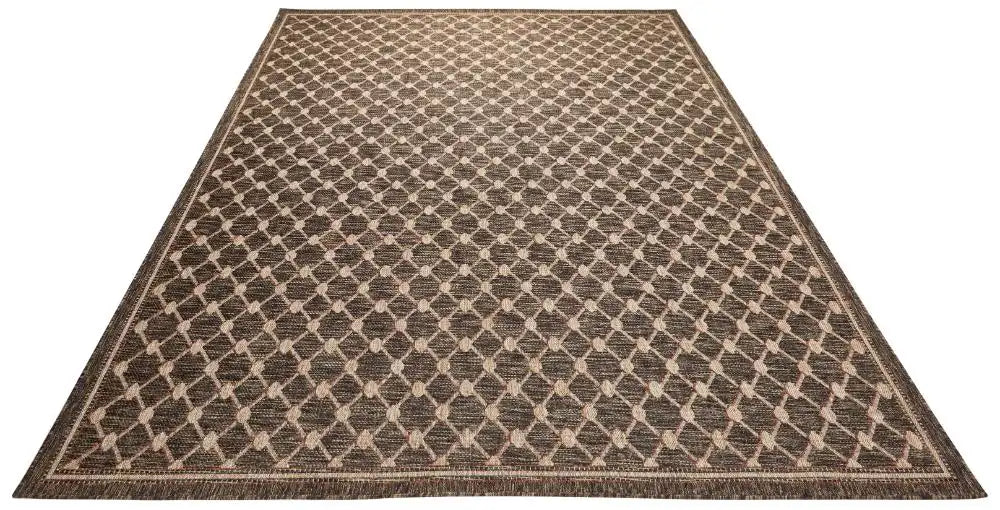 Concept Looms sumac indoor outdoor sum105 brown Brown Living Room Washable Rug.