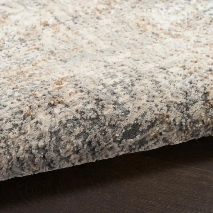 Nourison sustainable trends sut04 beige grey Grey, Beige Living Room  Rug.