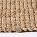Esselle whitefield boucle tassel natural Brown, Beige Living Room Natural Fibre Rug.