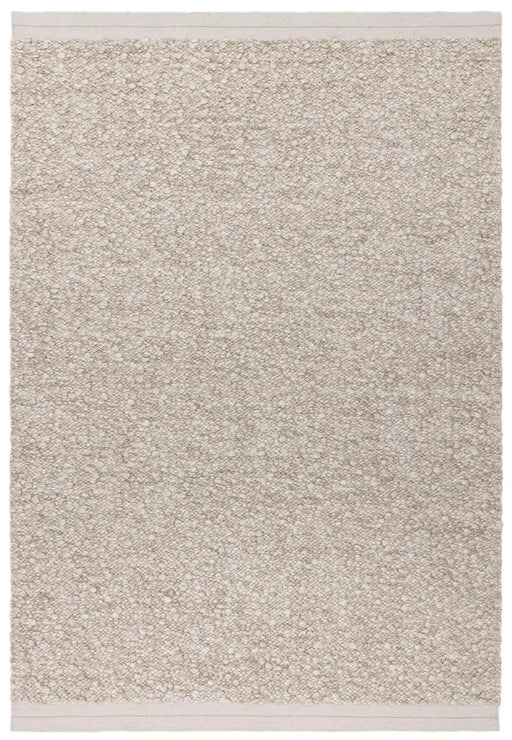 Asiatic elm taupe Beige Living Room Wool Rug.