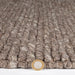 Esselle mayfair delilah taupe Brown Living Room Wool Rug.