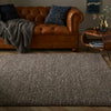 Esselle mayfair delilah taupe Brown Living Room Wool Rug.