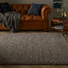 Esselle mayfair delilah taupe Brown Living Room Wool Rug.