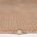 Esselle mayfair esme taupe Brown Living Room Wool Rug.