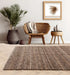 Asiatic abbus tawny brown Brown Living Room Flat Weave Rug.