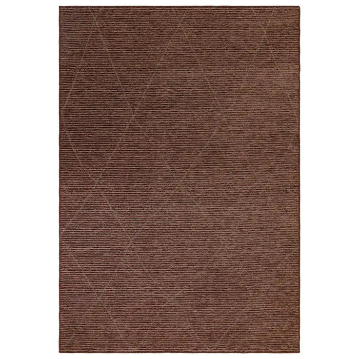 Asiatic mulberry terracotta Orange Living Room  Rug.