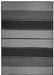 Likewise Matting duo weave indoor outdoor tonal stripes charcoal Grey Outdoor  Flat Weave Rug.