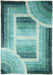 Rug Style 3d ultimate shaggy trellis blue Blue Living Room Geometric Rug.